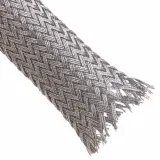 Techflex_FSN0.75SV328_EXPAND SLEEVE 3/4" X 328' SILV