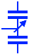 Butterfly Capacitor Symbol
