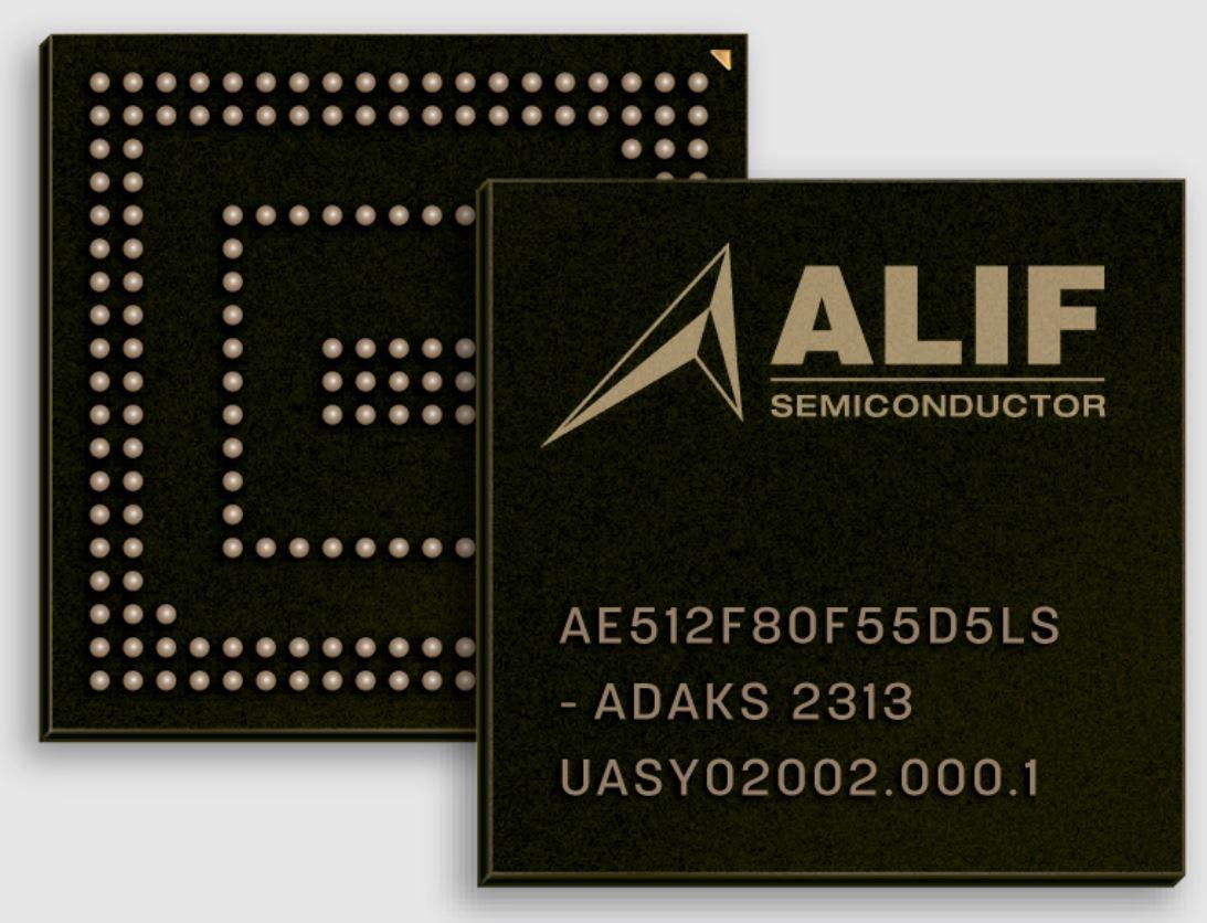 Alif Semiconductor_AE512F80F55D5LS-Y