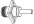Amphenol RF_172173-14_N STRAIGHT CRIMP JACK, 4 HOLE FL