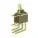 Knitter-Switch_FT2D-VM_Switch Toggle ON ON DPDT Round Lever PC Pins 0.15A 25VDC 0.4VA PC Mount with Bracket