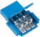 SparkFun_COM-14196_Clincher Connector (3 Position, Female)