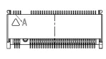 Adam Tech_M2-A1-67-R-SMT-4.10-KA-T/R_CONN M.2 FMALE 67POS 0.020 GOLD