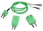 Advanced Energy_940-912R/S_Calibration Equipment Calibration Adapter Cable, Type R/S Mini T/C Connector to Spade Lugs, 3', with Mini T/C Male to Standard Female Adapter & Standard T/C Connector