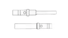 Amphenol Sine Systems_CA-4016-1K_Standard Circular Contacts SZ 16 Male Pin Contact