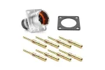 Amphenol Sine Systems_RT00128PKNH03-K_Standard Circular Connector Square Flange Recept silicone seal IP69k