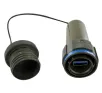 Amphenol Socapex_USB3FTVKEY6A128GAPAUV_USB Connectors USB3F TV KEY 6 Coding A 128GB Olive drab