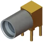 Amphenol SV Microwave_1212-6000_RF Connectors / Coaxial Connectors SMP FD R/A ML 4-LEG PCB MOUNT
