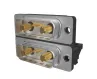 Amphenol_10070158-00119XLF_D-Sub Connector, 4x2 Pos, Male, Right Angle, Solder, 24A, 300V