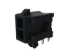 Amphenol_10127720-082LF_Conn Wire to Board connector, header, Dual row, Right-Angle Through hole, Gold Flash plating, 8 positions, non Glow Wire Compatible