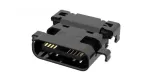 Amphenol_12402252E512A_USB Connectors USB4 Gen3, Type C, Mid mount, Center Height -0.28mm, Dual Row SMT, Black Nickel