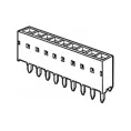 Amphenol_68685-319LF_19 Pos 2.54mm Socket Strip, Straight, Thru-Hole, Gold Plated
