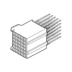 Amphenol_85763-1101LF_120 Pos 2mm Press-Fit Backplane Connector, Straight, Thru-Hole, 1kV, 1A