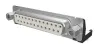 Amphenol_DCP37S565TLF_Conn D-Subminiature SKT 37 POS 2.76mm Solder RA Thru-Hole 37 Terminal 1 Port
