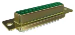Amphenol_DBMF25S_D Subminiature Connector, 25 Contact(s), Female, 0.109 inch Pitch, Solder Terminal, Locking, Socket