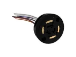 Amphenol_FLA-R4141-30_Lighting Connectors FLA Rot Rcpt,3 power 4 Signal,14AWG,105C
