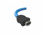 Amphenol_ND9-ACK2-50A_Ethernet Cables / Networking Cables Cable assy, wire to wire soln, ix receptacle to pigtail, A key, 0.5m, 26AWG 8 wire, PVC, Cat 6A, Gold 8u"