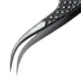 Aven_18072EGBLK_Aven EZ Grip Black Tweezers Stainless Steel, #7 Pattern