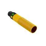 Banner Engineering_S18SP6FF25Q_Photoelectric Sensors EZ-BEAM S18 Series: Fixed Field; Range: 25 mm; Input: 10-30 V dc; Complementary PNP; 4-pin M12 Integral QD