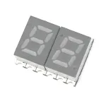 Broadcom_HDSM-291B_Smart/Normal 7 Seg Numeric LED Display, 2-Character, Blue, 7mm, ROHS COMPLIANT PACKAGE-11