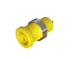 Cal Test Electronics_CT4397-04-4_Test Plugs & Test Jacks 4mm Sheathed Jack, 2mm (.080") Solder Slot, Panel, UL, Yello