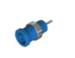 Cal Test Electronics_CT4397-05-6_Test Plugs & Test Jacks 4mm Sheathed Jack, 1.9x12mm Short Pin, Panel, UL, Blue