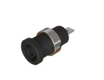 Cal Test Electronics_CT4397-08-0_Test Plugs & Test Jacks 4mm Sheathed Jack, 4.8mm Quick-Connect, Panel, UL, Black