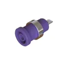 Cal Test Electronics_CT4397-08-7_Test Plugs & Test Jacks 4mm Sheathed Jack, 4.8mm Quick-Connect, Panel, UL, Violet