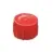 Caplugs_CD-8_Conduit Fittings & Accessories THREADED PLASTIC CAP 6 KNURLS, .53 RED