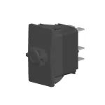 Carling Technologies_V2D1160B-00000-000_Rocker Switches 1-pole, (ON) - None - OFF, 20A 12VDC not HP rated, Illuminated V-Series Switch Only, .250 Tab (Q.C.), 8 Terminal base and No Actuator