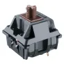 Cherry Semiconductor_MX1A-G1NN_Pushbutton Switches Brown stem, Full Travel Mechanical KeyswitchTactile Feel, 55cNNo Diode, No LEDFrame mount (no fixation pins)