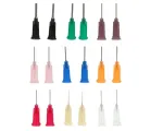 Chip Quik, Inc._SMDN-MIX18_Liquid Dispensers & Bottles Dispensing Needles / Syringe Tips Assorted 18 Pack Straight Stainless Steel (0.5in) (2 each of 9 Different Tips)