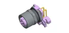 CONEC_43-01225_CONN PLUG FMALE 4POS GOLD SOLDER