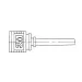 Corning_8211-ADAPTER_Fiber Optic Connectors FC/PC ADAPTER SM D-MOUNT THREADED