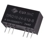 CUI Inc._DRQ10-24-S15-S_Isolated DC/DC Converters - Through Hole dc-dc isolated, 10W, 9-36 Vdc input, 15 Vdc, 0.666A single regulated output SIP