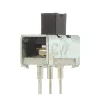 CW Industries_GS-115-0032_Switch Slide ON ON SPDT Top Slide 0.5A 125VAC 125VDC 10000Cycles PC Pins Panel Mount