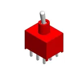 Dailywell_1A31T1B4M6QES_Toggle Switches 3PDT ON-ON RT ANG PC