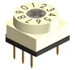 Diptronics_RBH2-16RAVB_Coded Rotary Switches THRU-HOLE 3X2 TERM 16 STEP CROSS HD ACT