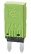 E-T-A_1626-2-20A_Circuit Breakers Single pole, thermal miniaturised circuit breaker designed for automotive applications. Fits into fuse blocks designed to ISO 8820-3, Type F. Automatic reset (for DC 12 V only) and open circuit (modified reset to SAE) version optional. Open circuit v