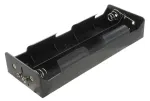 Eagle Plastic Devices_12BH162B-GR_Cylindrical Battery Contacts, Clips, Holders & Springs 6D W/.5 SNAPS BLK