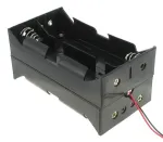 Eagle Plastic Devices_12BH182A-GR_Cylindrical Battery Contacts, Clips, Holders & Springs 8 D W/6 WIRE LDS