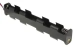 Eagle Plastic Devices_12BH365A-GR_Cylindrical Battery Contacts, Clips, Holders & Springs 6 AA W/6 WIRE LDS