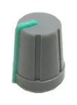 Eagle Plastic Devices_450-4664_Knobs & Dials SOFT TCH D SH GY/GR
