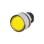 EAO_46-2231.31G0.000_Switch Actuators Actuator, oe 22.3 mm, oe 29,5 mm, flush, illuminative, Yellow, Plastic, transparent, round, Silver, Metal, Momentary, IP65, IK03