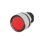 EAO_46-2234.31E0.000_Switch Actuators Actuator, oe 22.3 mm, oe 29,5 mm, flush, illuminative, Red, Plastic, transparent, round, Silver, Metal, Maintained, IP65, IK03