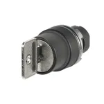 EAO_46-290J.1000.7P8_Switch Actuators Actuator, oe 22.3 mm, oe 29 mm, round, Black, Plastic, Rest (a) - Maintained, IP65, IK06