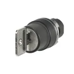 EAO_46-2925.1000.7P8_Switch Actuators Actuator, oe 22.3 mm, oe 29 mm, round, Black, Plastic, Rest - Maintained (a), IP65, IK06