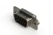 EDAC Inc._627-009-322-542_Standard Card Edge Connectors 627 Series vertical D-Sub plug connector with 9 pin type contacts that have 15 " gold plating. The contacts have solder cup tails and the insulator is high temp' rated.The body is low profile metal and the flange is mounted with #4-40 UNC threaded in