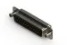 EDAC Inc._627-025-620-548_Standard Card Edge Connectors 627 Series vertical D-Sub plug connector with 25 pin type contacts that have 30 " gold plating. The contacts have .105" (2.67mm) to .160" (4.06mm) long P.C.B tails and the insulator is high temp' rated.The body is low profile metal and the flange is