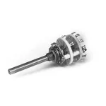 Electroswitch_D3C0405N_5-Pos Rotary Switch, 2-Deck, 4P, 30° Index, Silver Contacts